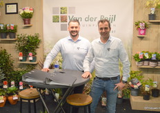 Puck Wirken en Jean-Pierre v/d Peijl van Van der Peijl Tuinplanten. De kweker is onlangs uitgebreid in een assortiment cordyline, welke men beschikbaar heeft in verschillende grote potmaten.